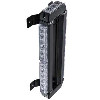 15 Amber 30 LED Light Bar Flash Roof Strobe Lamp 30W Black Plastic and Aluminum