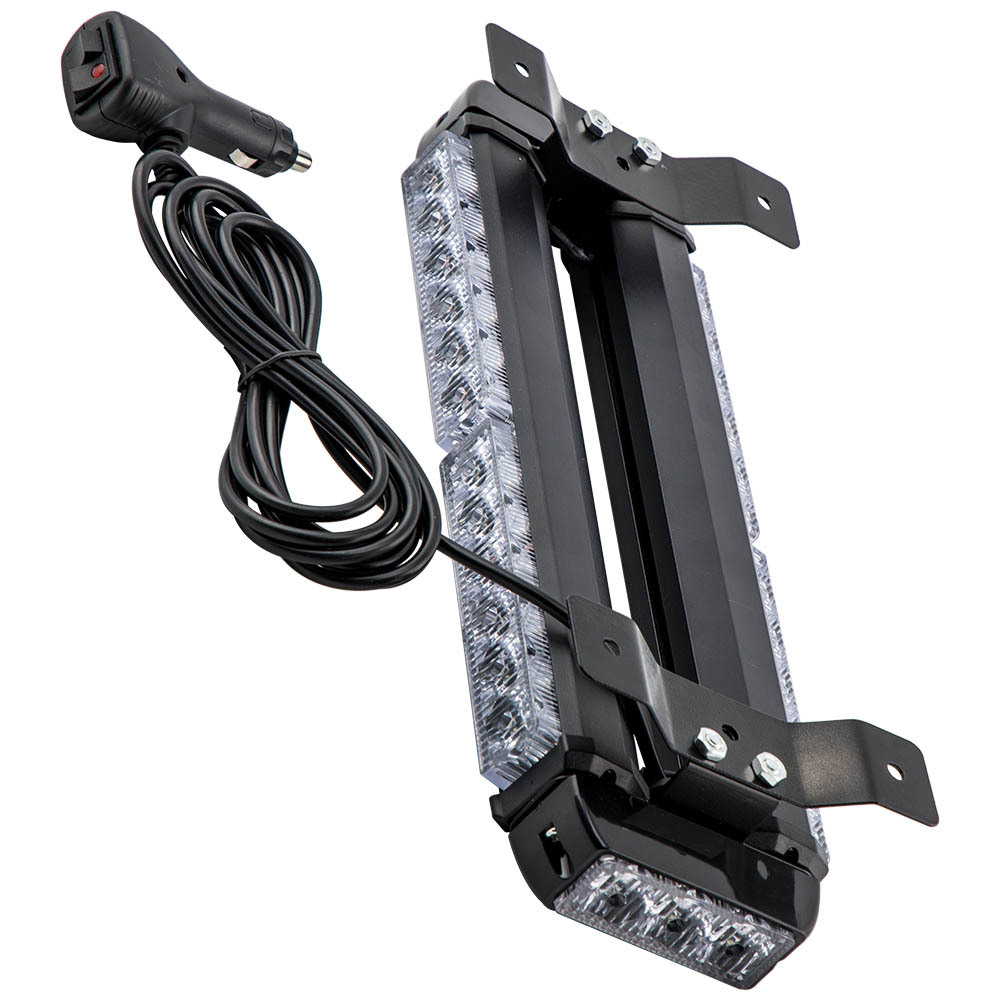 30 LedTrafic Advisor Light Strobe Beacon Light Yellow compatible for white Aluminum 12V