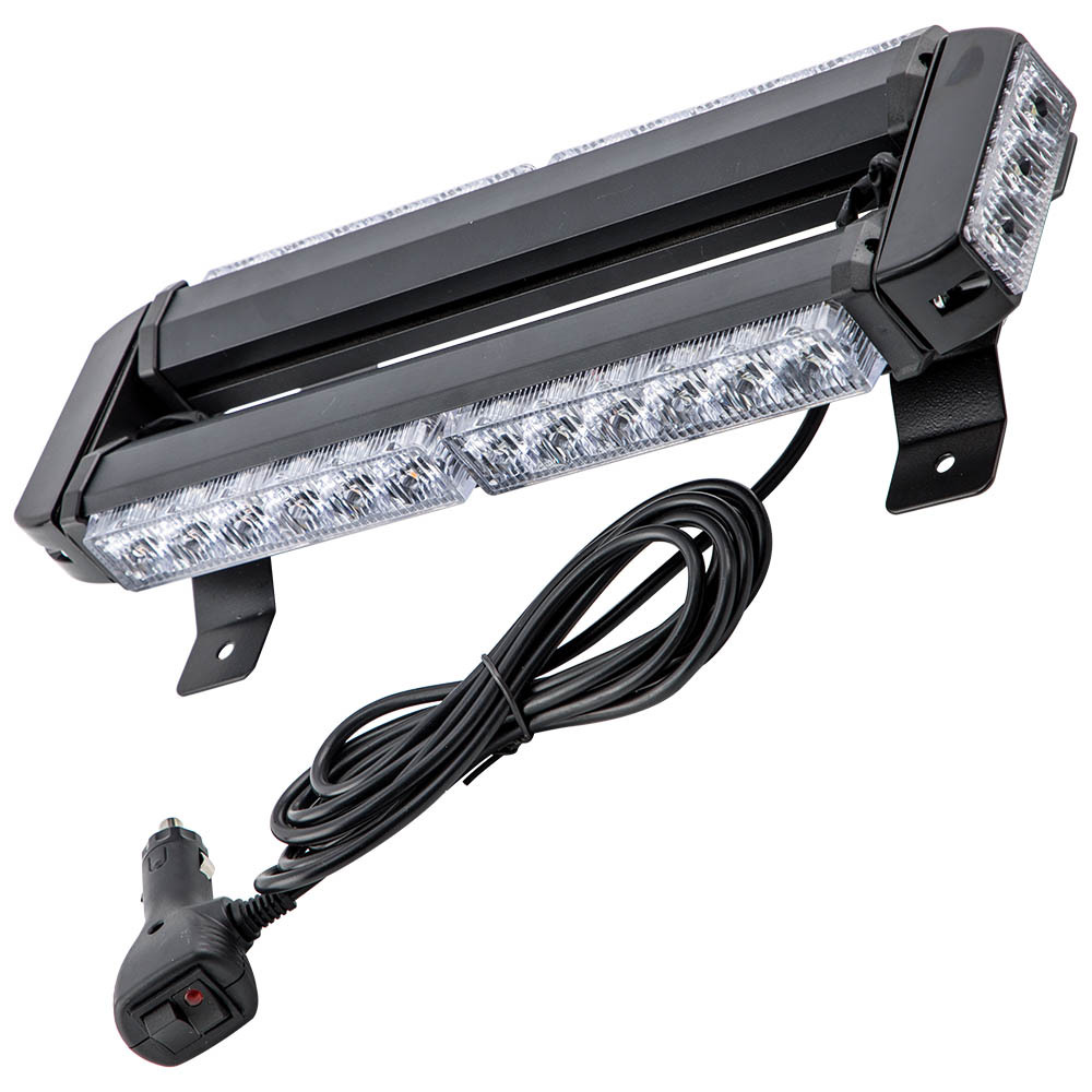 30 LedTrafic Advisor Light Strobe Beacon Light Yellow compatible for white Aluminum 12V