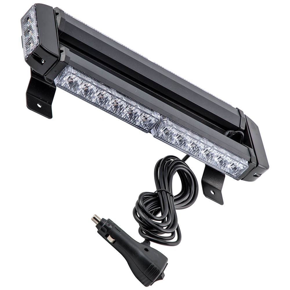 30 LedTrafic Advisor Light Strobe Beacon Light Yellow compatible for white Aluminum 12V