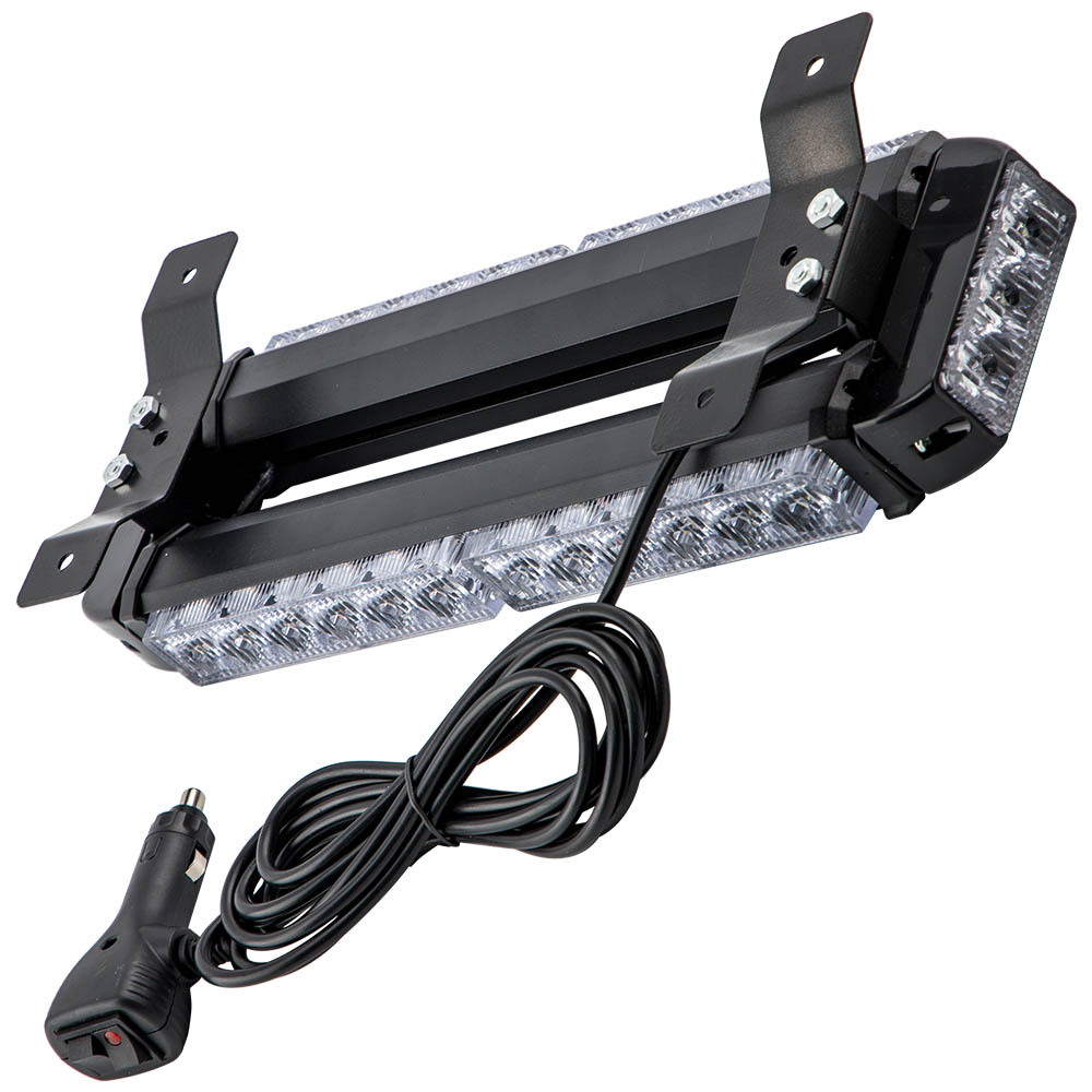 30 LedTrafic Advisor Light Strobe Beacon Light Yellow compatible for white Aluminum 12V