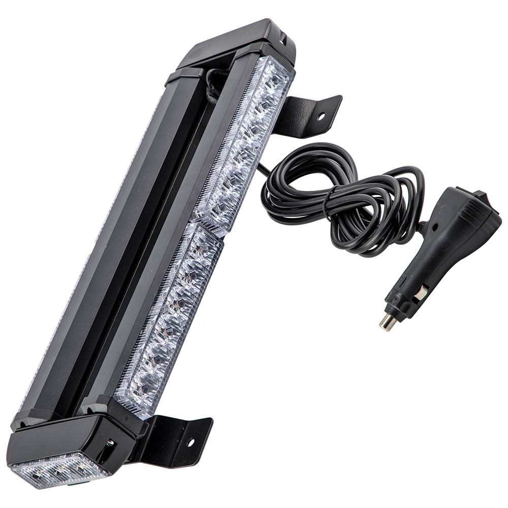 30 LedTrafic Advisor Light Strobe Beacon Light Yellow compatible for white Aluminum 12V