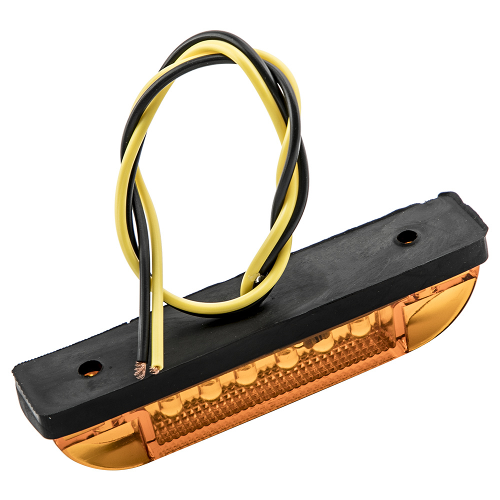 3pcs Front LED Marker Light compatible for Toyota Tundra 2014 2015 2016 2017- 12V