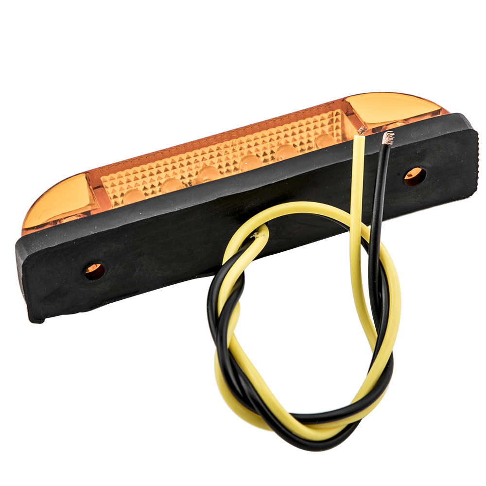 3pcs Front LED Marker Light compatible for Toyota Tundra 2014 2015 2016 2017- 12V