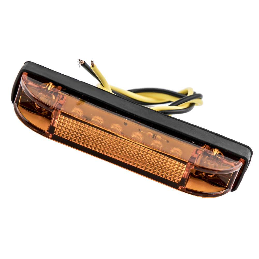 3pcs Front LED Marker Light compatible for Toyota Tundra 2014 2015 2016 2017- 12V