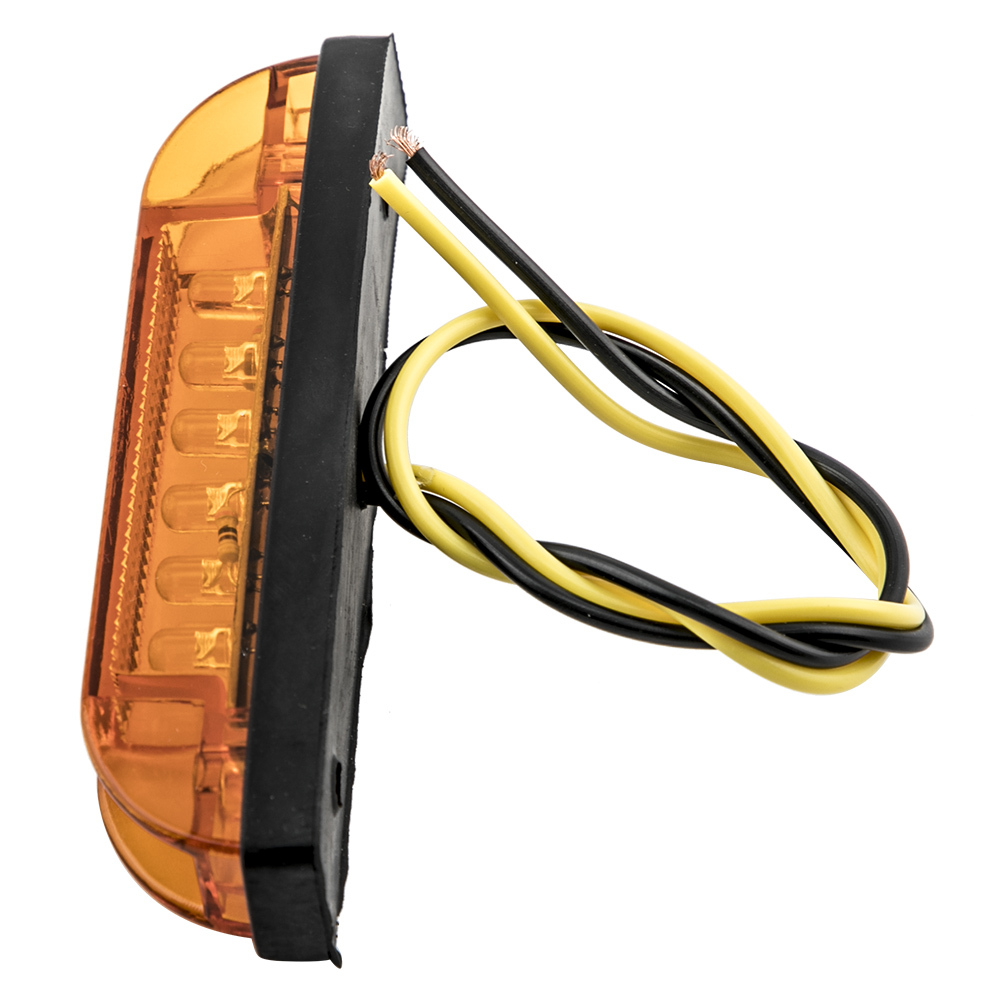 3pcs Front LED Marker Light compatible for Toyota Tundra 2014 2015 2016 2017- 12V