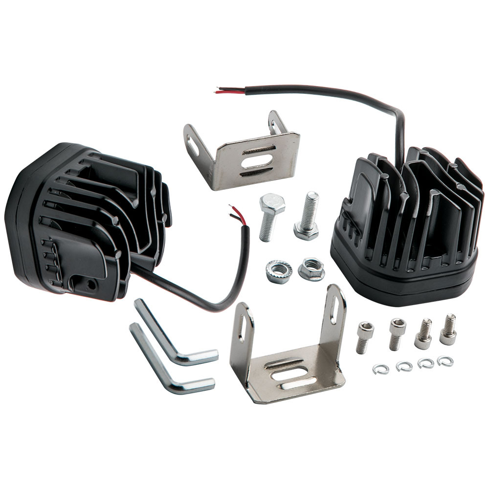 4000LM/pcs LED Pods Work Light Bar Spot Driving Fog Lamp Offroad for ATV Truck