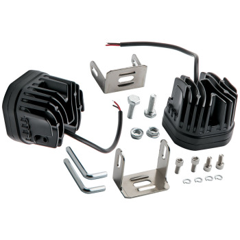 4000LM/pcs LED Pods Work Light Bar Spot Driving Fog Lamp Offroad for ATV Truck