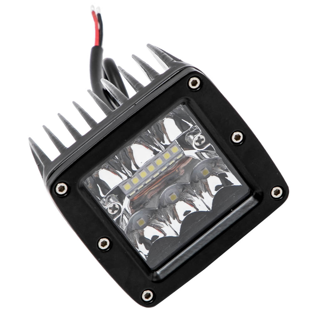 1 Piece Cube LED Work Light Bar 3inch 120W Mounting Brackets Combo Beam UTV x1