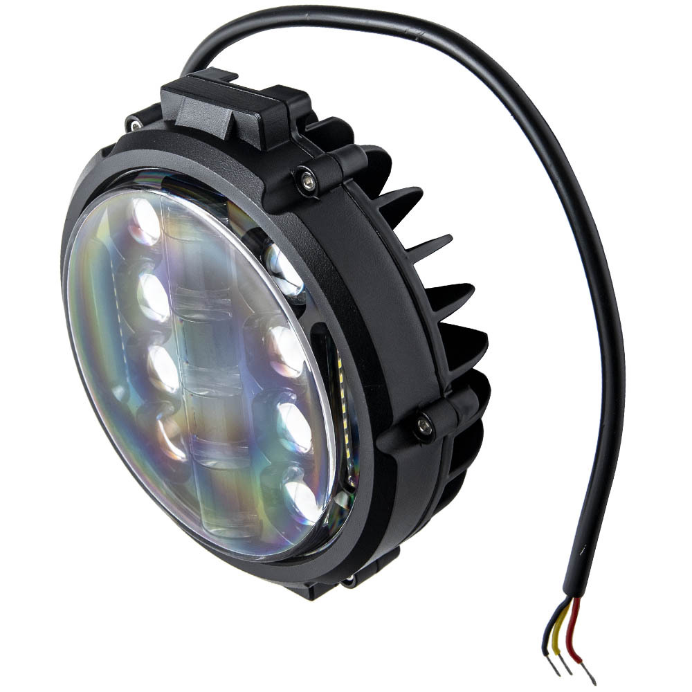 New 7inch 200W Round LED Work Light Driving Headlight For Offroad Truck x1