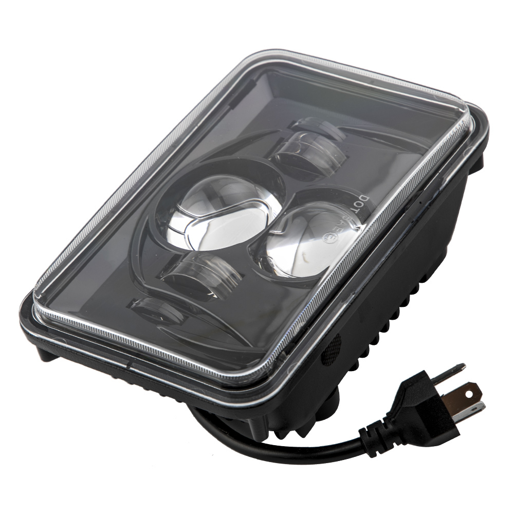 4x6 Inch LED Headlight 60W Sealed Beam compatible for Freightliner FLD112 H4652 H4666 x2