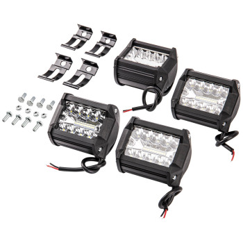 4x 4Inch 12V 1200W LED Work Light Bar for Pickup,Wagon,UTB,Cab,ATV,SUV