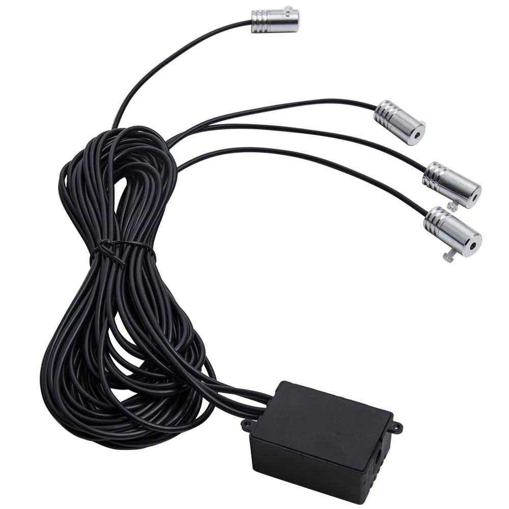 4M RGB LED Car Interior Light Strip Fiber Optic Ambient Lighting App Control