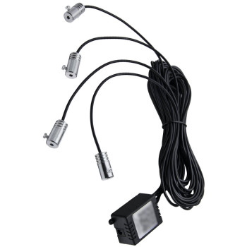 4M RGB LED Car Interior Light Strip Fiber Optic Ambient Lighting App Control