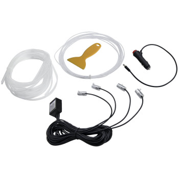 4M RGB LED Car Interior Light Strip Fiber Optic Ambient Lighting App Control