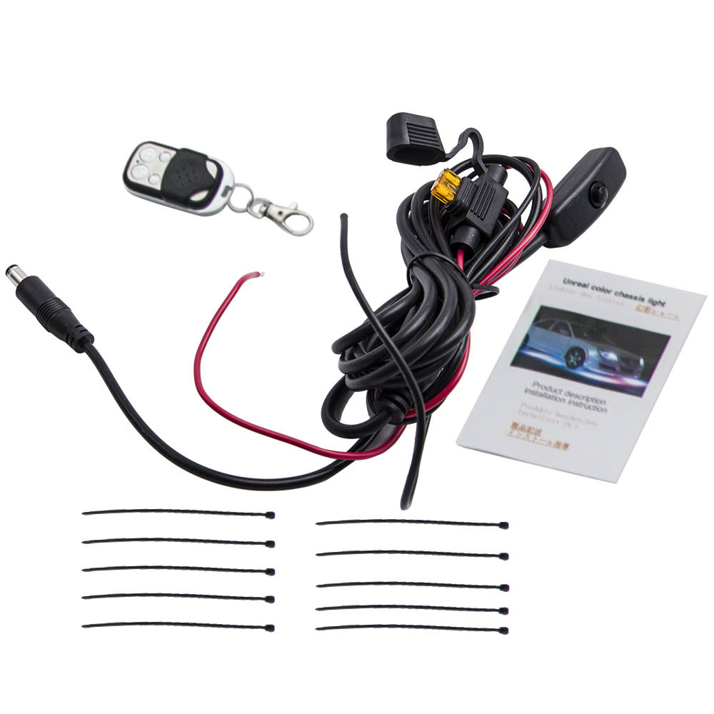 10 Pods RGB LED Rock Lights Kit Neon Music Light Control Available APP Remote