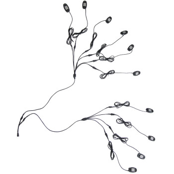 10 Pods RGB LED Rock Lights Kit Neon Music Light Control Available APP Remote