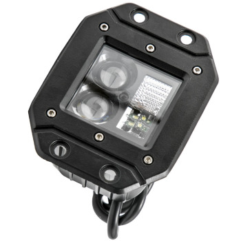 5inch Dual Row Flush Mount Led Work Light Bar 200W compatible for Jeep 4x4 ATV UTV SUV