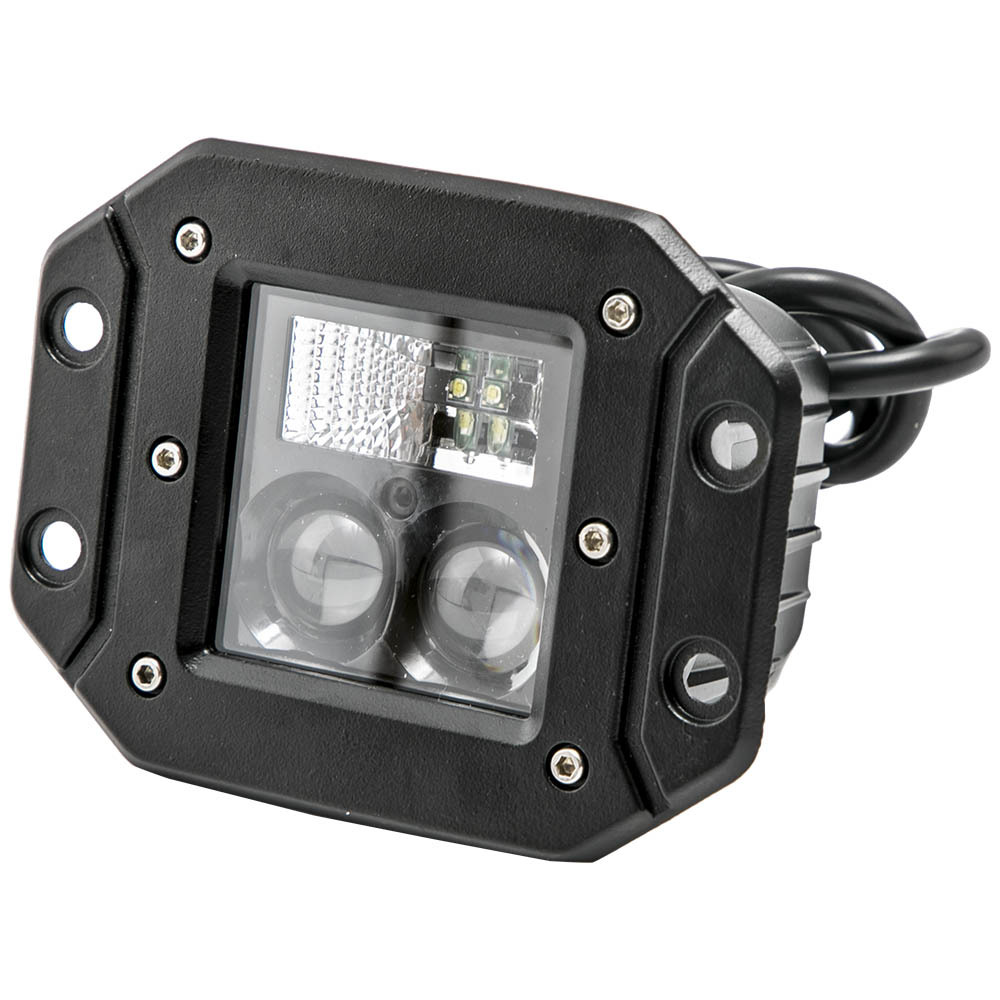 5inch Dual Row Flush Mount Led Work Light Bar 200W compatible for Jeep 4x4 ATV UTV SUV