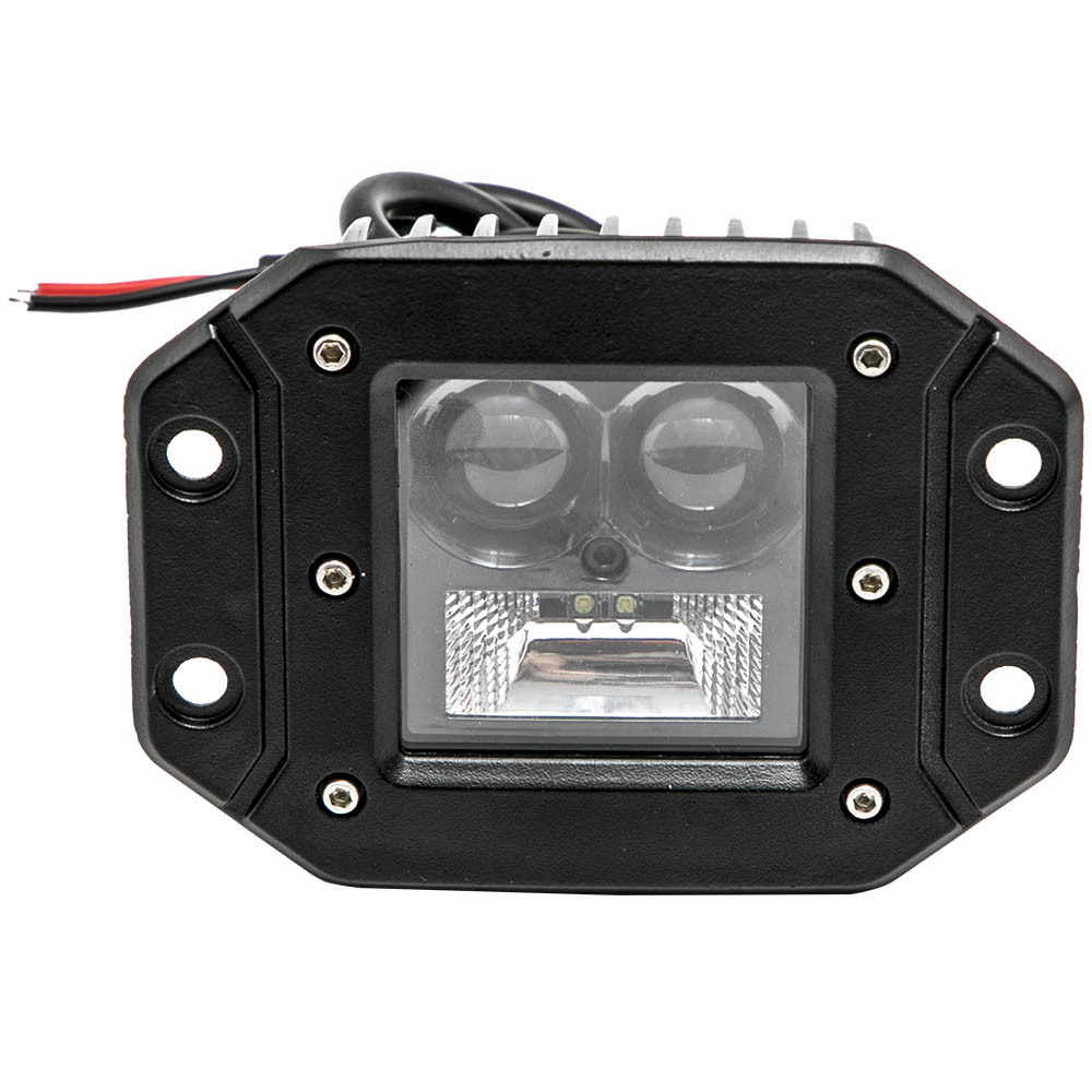 5inch Dual Row Flush Mount Led Work Light Bar 200W compatible for Jeep 4x4 ATV UTV SUV