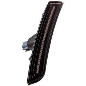 4x Smoke Lens LED Front + Rear Side Marker Lights Set compatible for Chevy Camaro 2016-2020