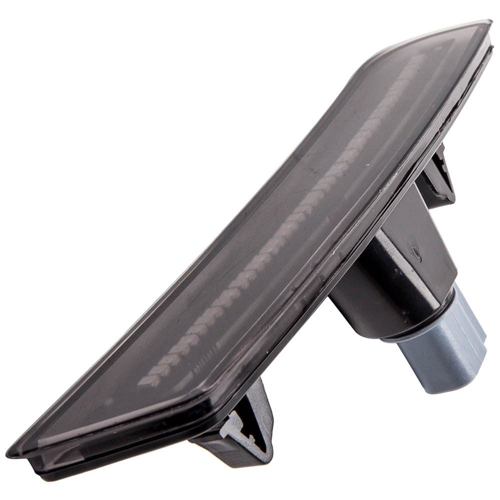 4x Smoke Lens LED Front + Rear Side Marker Lights Set compatible for Chevy Camaro 2016-2020