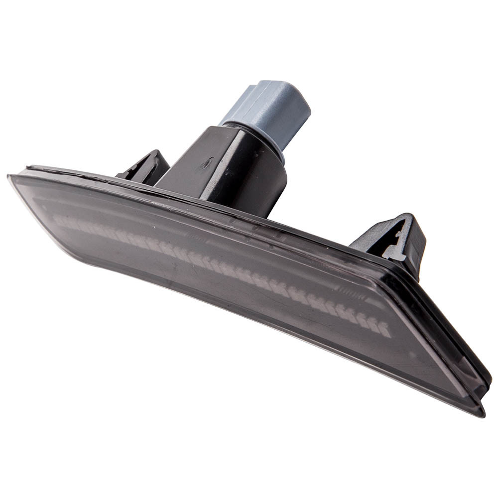 4x Smoke Lens LED Front + Rear Side Marker Lights Set compatible for Chevy Camaro 2016-2020