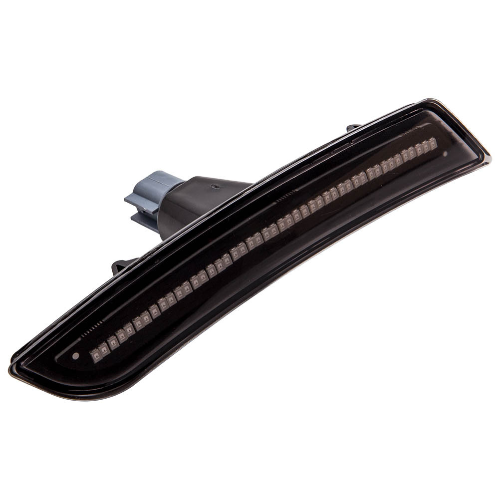 4x Smoke Lens LED Front + Rear Side Marker Lights Set compatible for Chevy Camaro 2016-2020