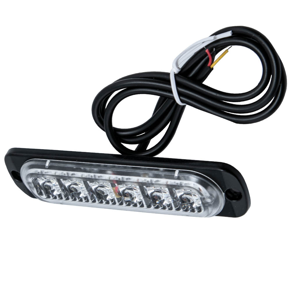 Yellow / Compatible for White 10 LED Lights For Off road4300k Diecast Aluminum Housing 18W