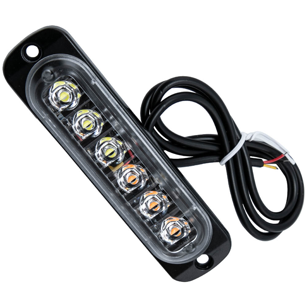 Yellow / Compatible for White 10 LED Lights For Off road4300k Diecast Aluminum Housing 18W