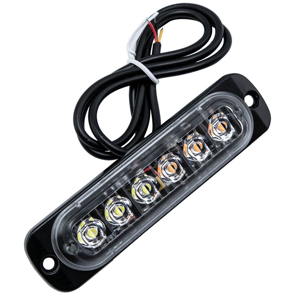 Yellow / Compatible for White 10 LED Lights For Off road4300k Diecast Aluminum Housing 18W