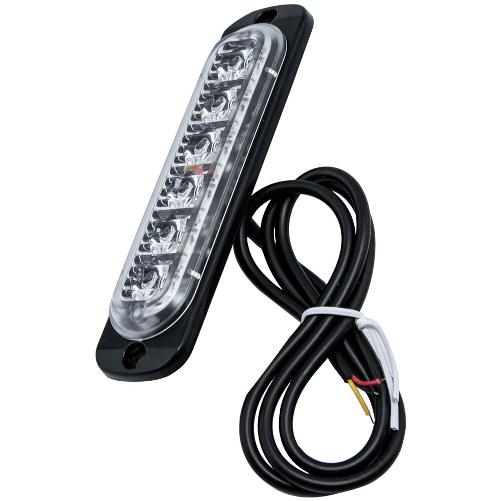 Yellow / Compatible for White 10 LED Lights For Off road4300k Diecast Aluminum Housing 18W