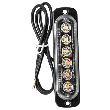 8pcs LED LightStrobe Lights Amber compatible for White For Offroad Truck ATV Front Rear New