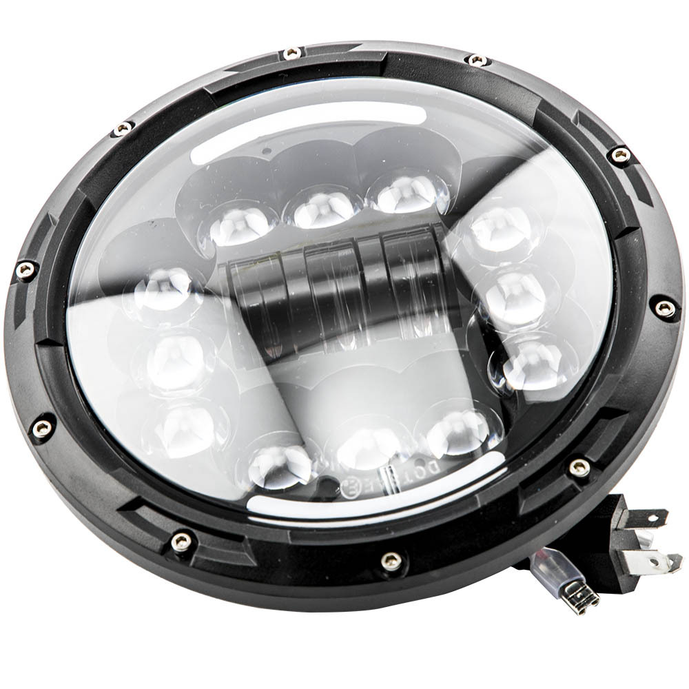 7 Inch 4.5 Inch 90W/40W Round LED Headlights Fog Light HiLo Beam 4000LM