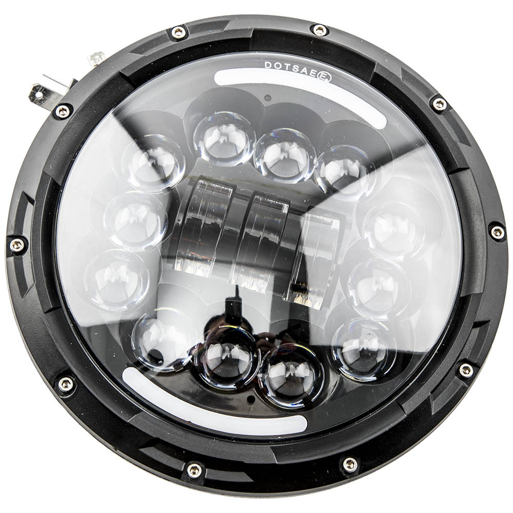 7 Inch 4.5 Inch 90W/40W Round LED Headlights Fog Light HiLo Beam 4000LM