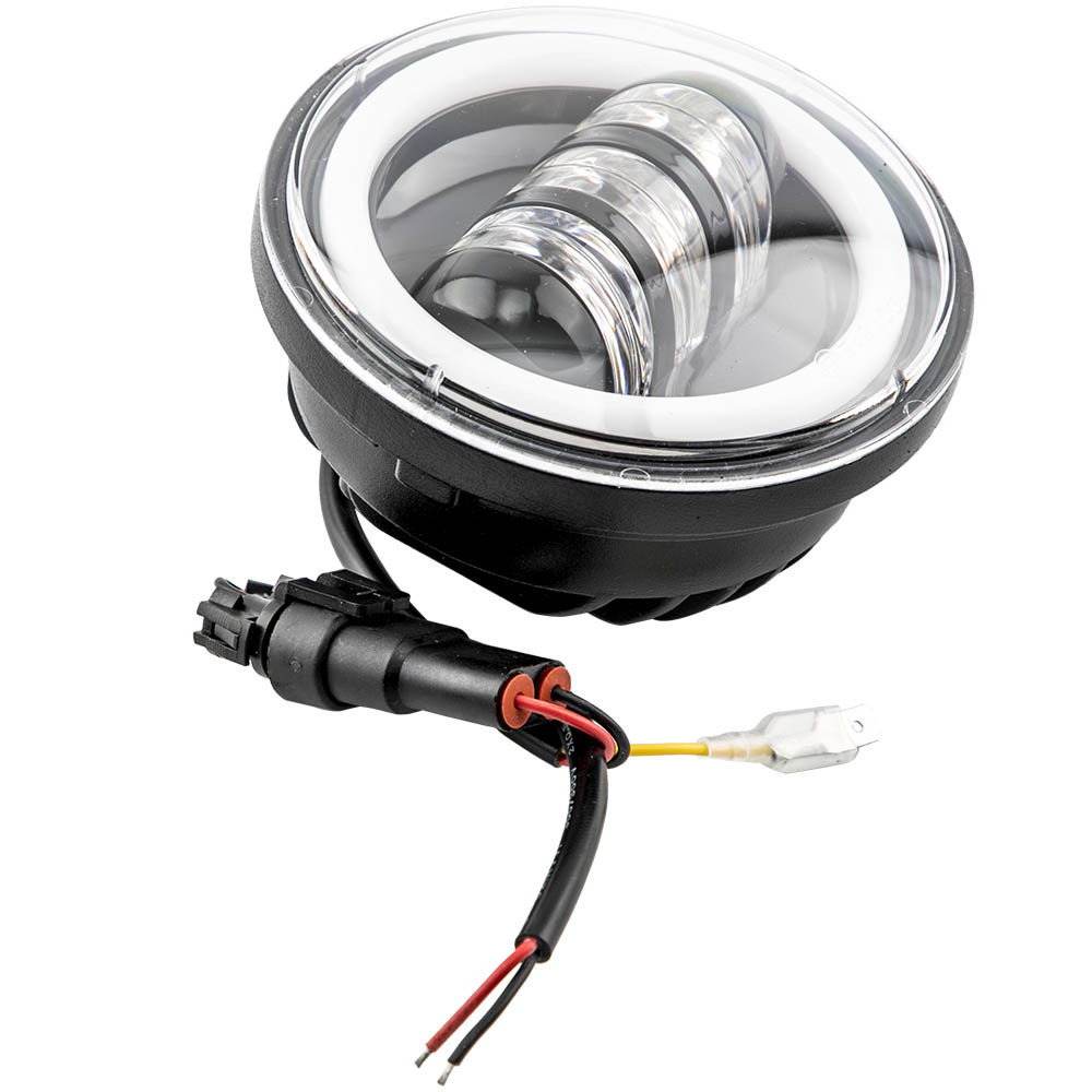 7 Inch 4.5 Inch 90W/40W Round LED Headlights Fog Light HiLo Beam 4000LM