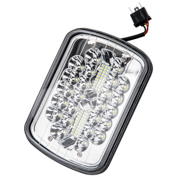 7x6 inch LED Headlights HiLo Beam Bumper Lamp compatible for GMC K1500 H6054 H5054 x1