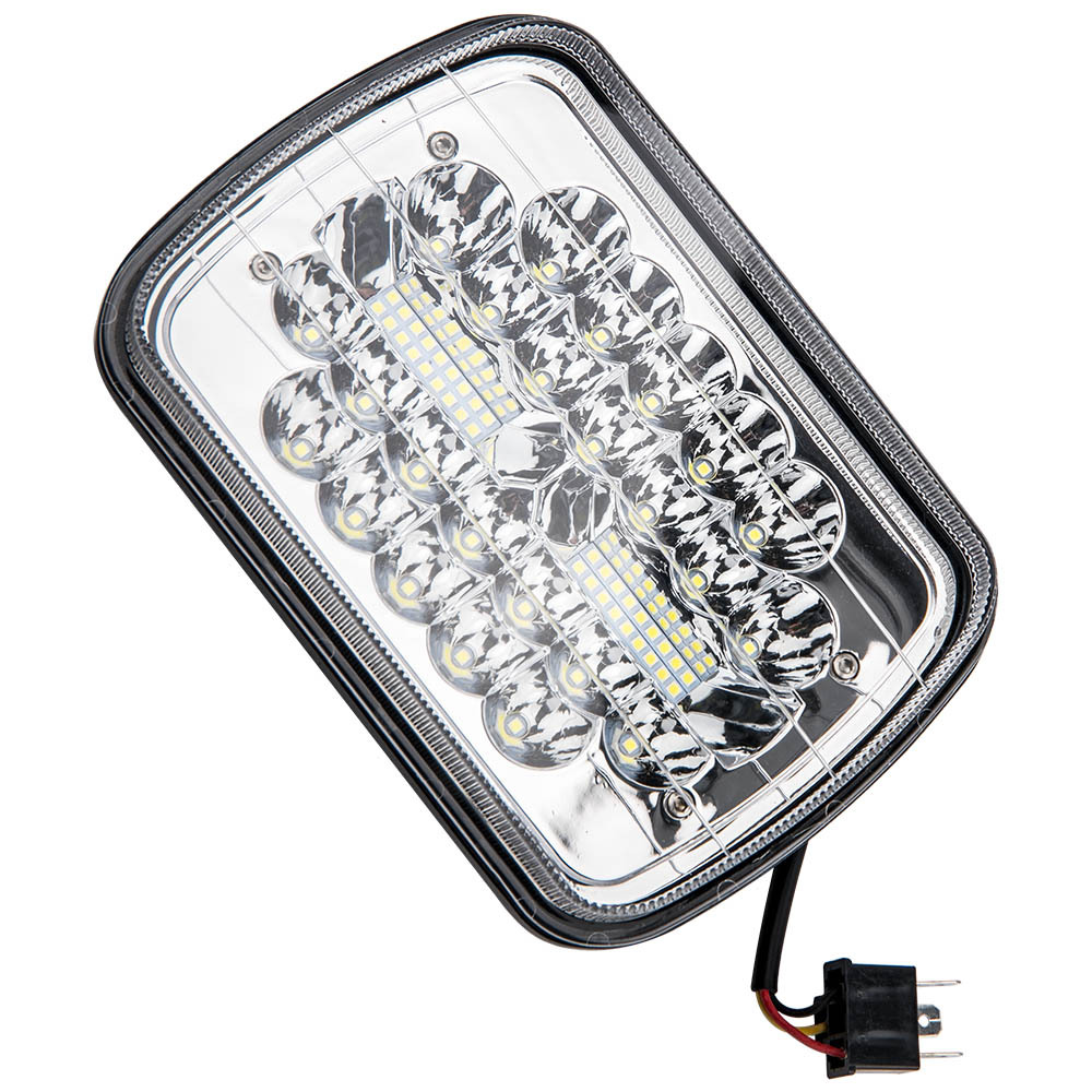 7x6 inch LED Headlights HiLo Beam Bumper Lamp compatible for GMC K1500 H6054 H5054 x1