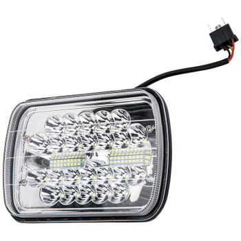 7x6 inch LED Headlights HiLo Beam Bumper Lamp compatible for GMC K1500 H6054 H5054 x1