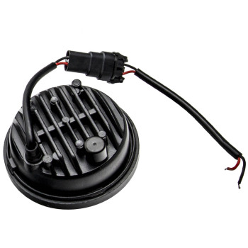 7 Black LED Headlamp Headlight + 4.5inch Passing Lights compatible for Harley