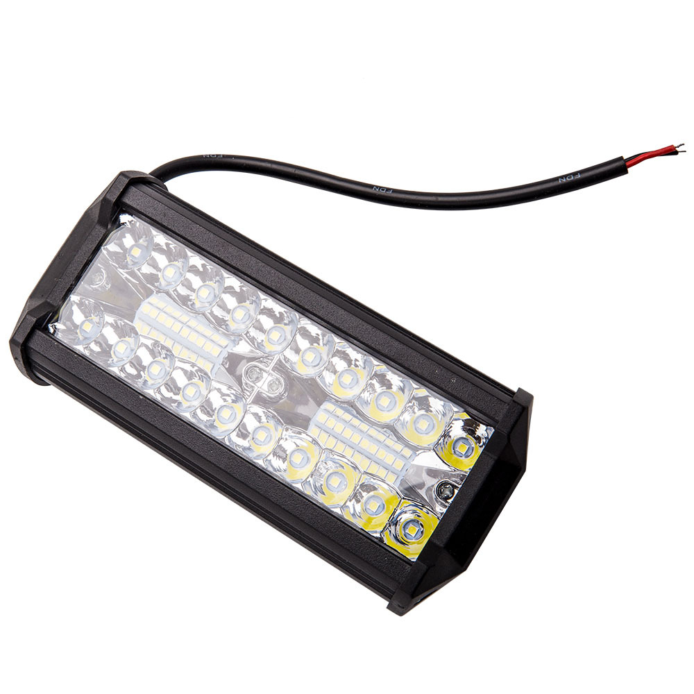 New 7inch 400W LED Work Light Bar Flood Spot Combo For Offroad Truck SUV Boat