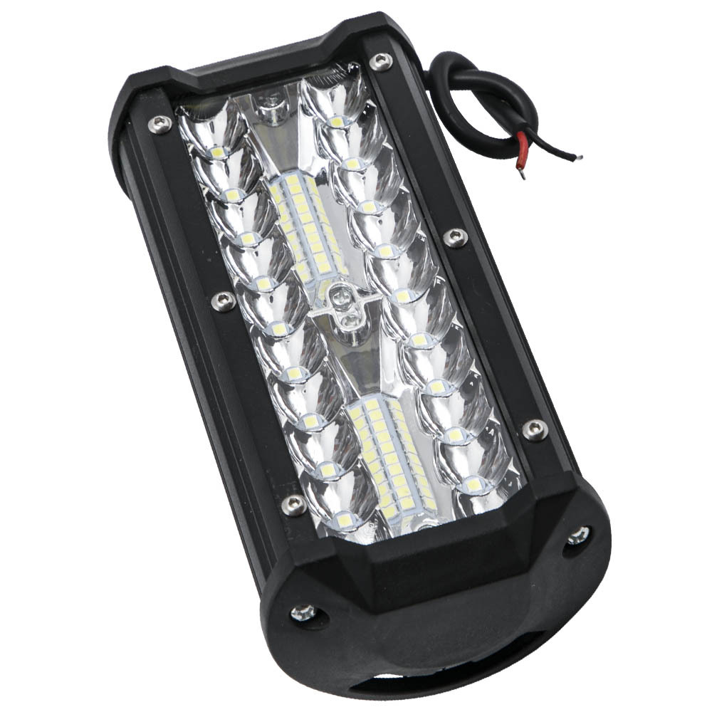 Dual 7 LED Work Light Bar Spot Flood compatible for Jeep SUV 4x4 Off Road Truck 12V 24V