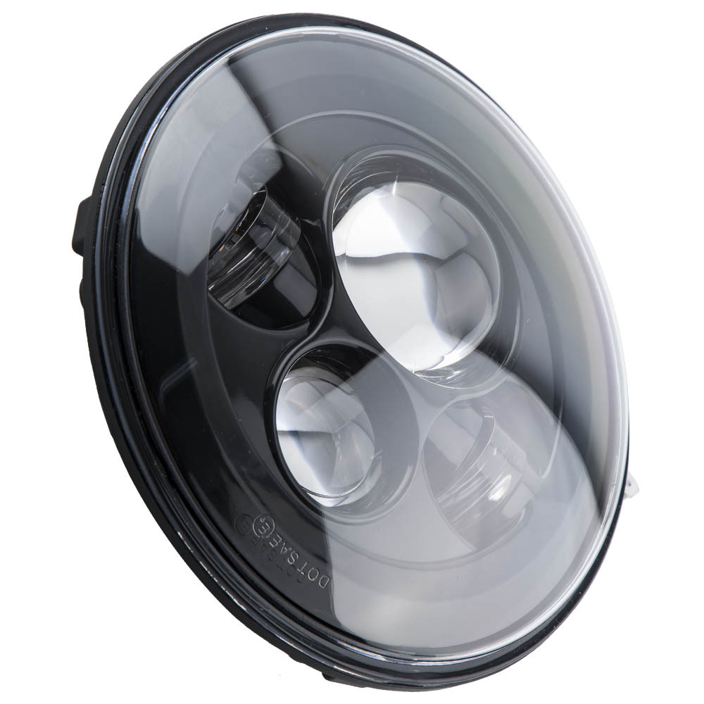 7 Motorcycle LED Projector Headlight 4.5 inch Passing Lights 4000LM 4500LM