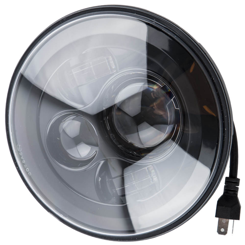 7 Motorcycle LED Projector Headlight 4.5 inch Passing Lights 4000LM 4500LM