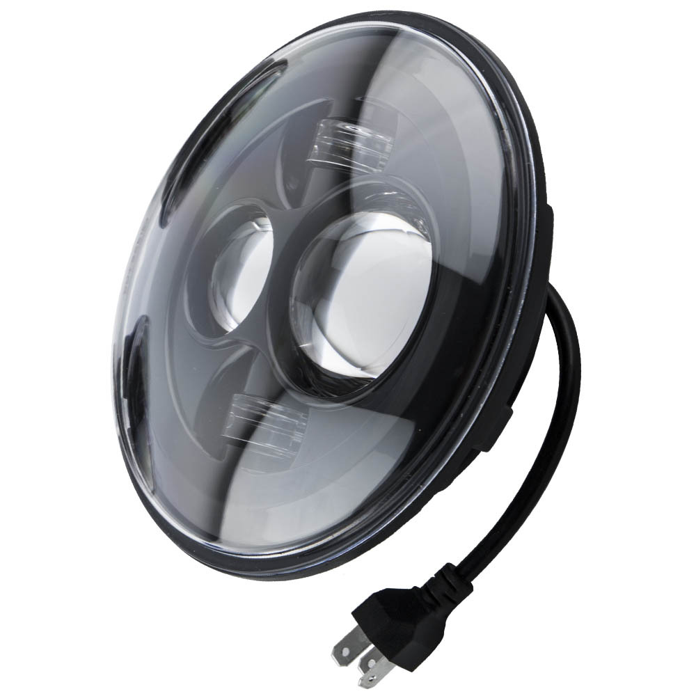 7 Motorcycle LED Projector Headlight 4.5 inch Passing Lights 4000LM 4500LM