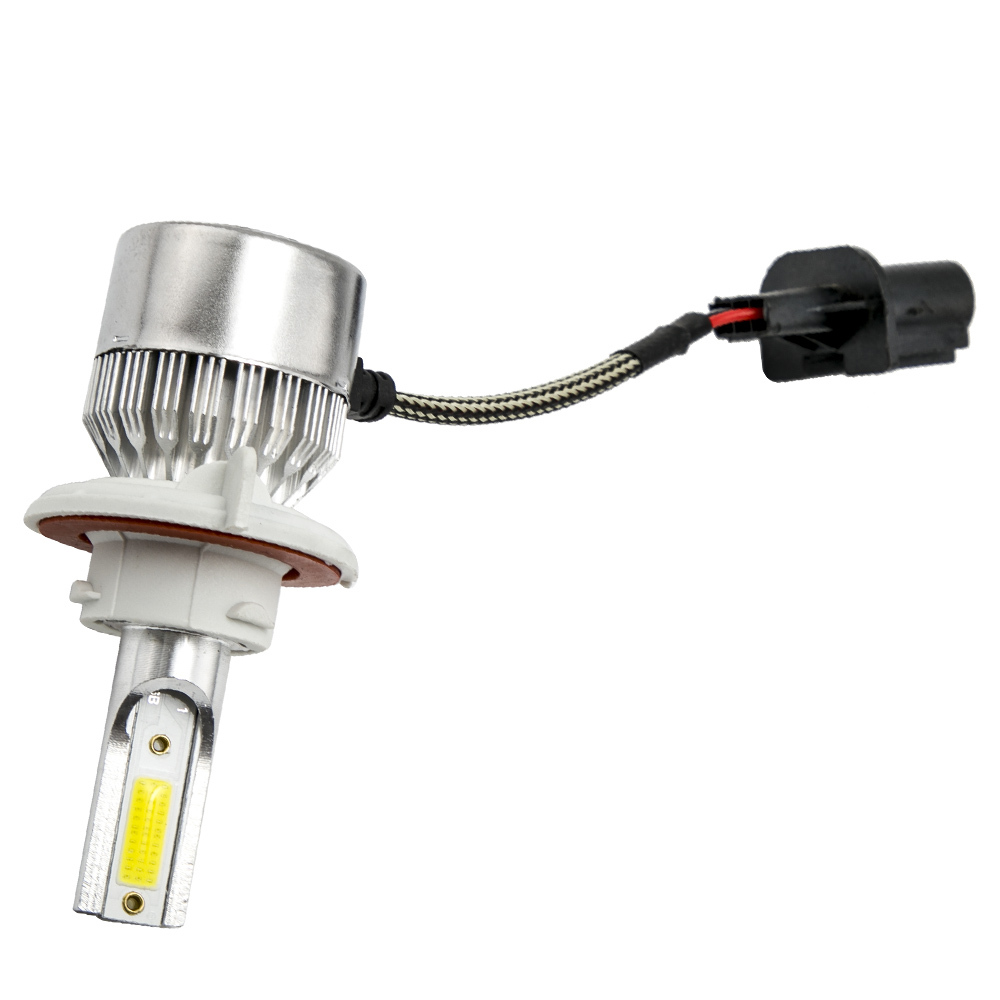 Compatible for White LED Headlight+Fog Light Bulb Combo compatible for Ford F-250 F-350 F-450 2015-2018