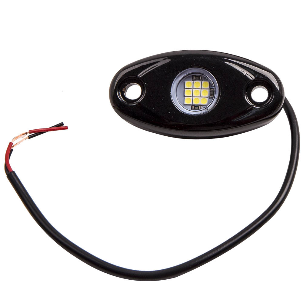 4PC LED Rock Light Pod Waterproof for Off Road Vehicle Truck ATV UTV 12V-24V