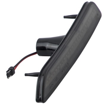 Smoked Lens LED Side Marker Light 4pcs FrontRear Lamp compatible for Ford Mustang 10-14