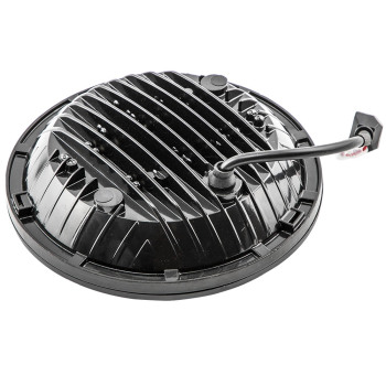 7 LED Headlight compatible for Jeep Wrangler TJ LJ JK 1997-2017 DRL Turn Signal 105W Round