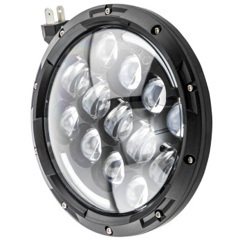 7 LED Headlight compatible for Jeep Wrangler TJ LJ JK 1997-2017 DRL Turn Signal 105W Round